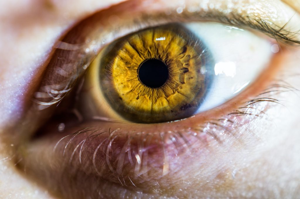 Eye close up