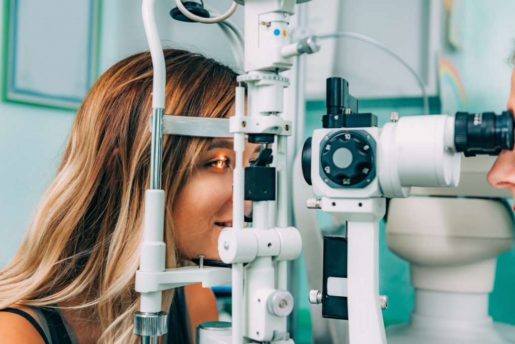 Ophthalmology. Slit lamp exam